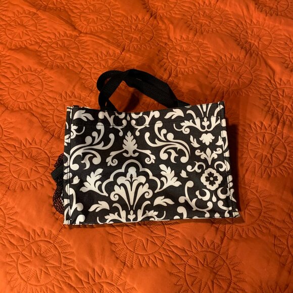 thirty-one Handbags - Thirty-one Black & White Parisian Pop organizer mini tote #2